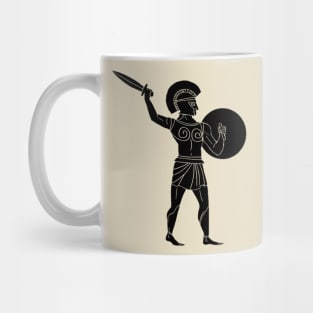 Greek hoplite Mug